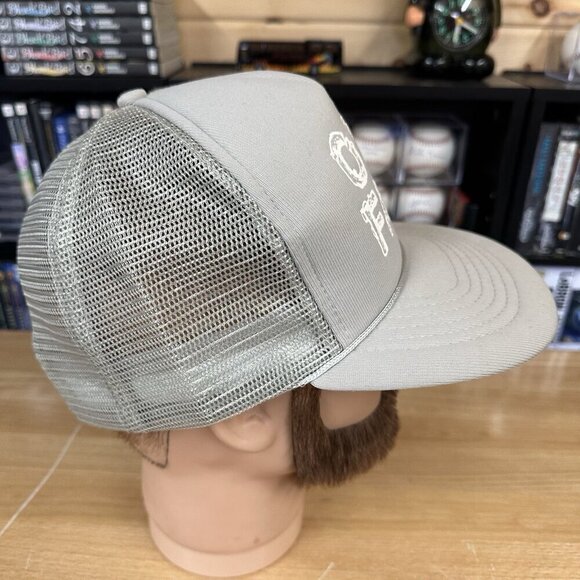 Vintage Old Fart Rope Hat Snapback Mesh Trucker Hat Gray Foam Men’s Adjustable - Picture 3 of 6